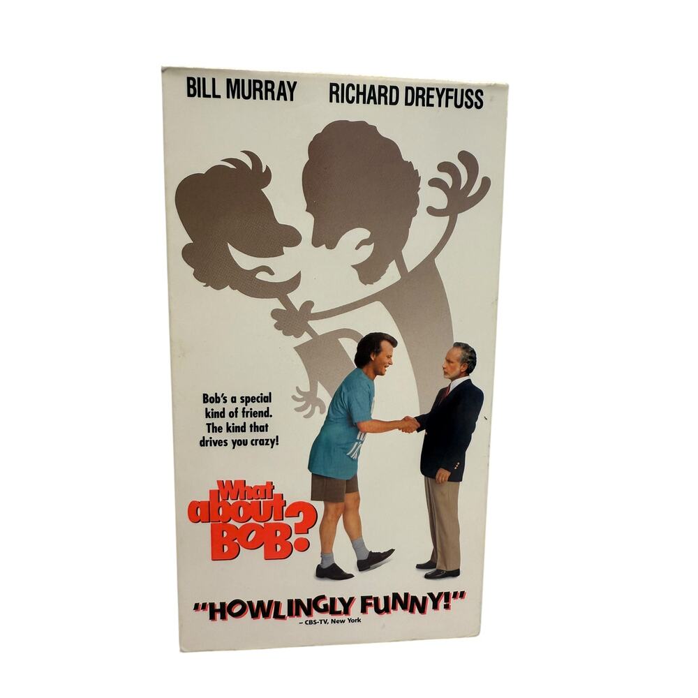 What About Bob (VHS, 1991) Bill Murray Richard Dreyfuss Frank Oz
